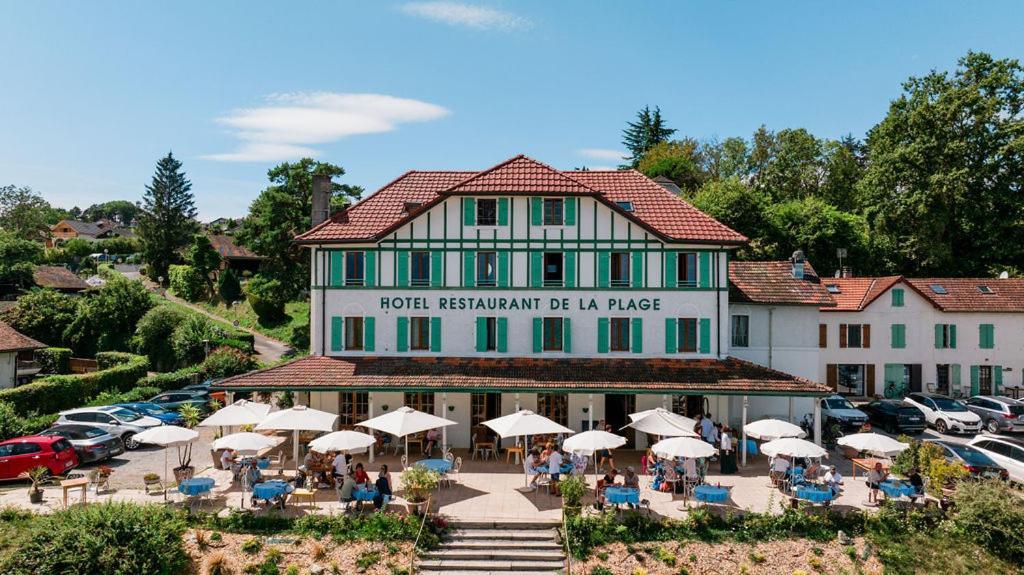 Hotel De La Plage Excénevex Esterno foto