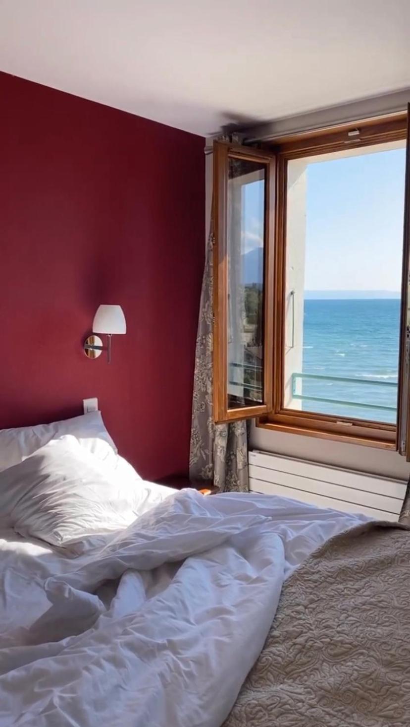 Hotel De La Plage Excénevex Esterno foto